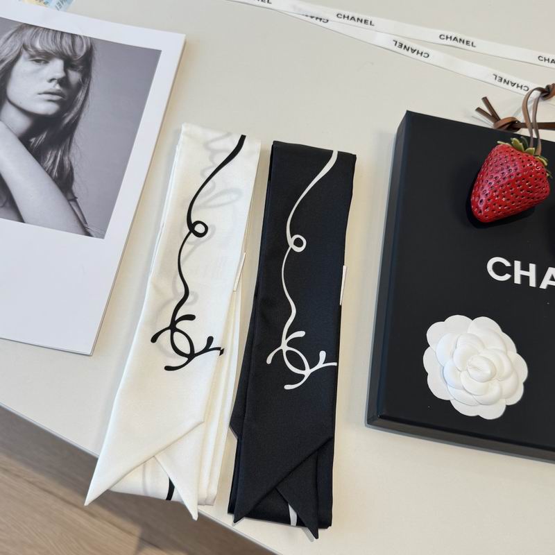 Chanel silk ribbon 6X160cm E070715